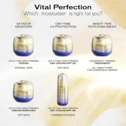 Shiseido VITAL PERFECTION Uplifting And Firming Day Cream 50ml 7 Shiseido VITAL PERFECTION Uplifting And Firming Day Cream 50ml -Boutique Beauté et Cosmétiques 50 2 1 02567.1653561387