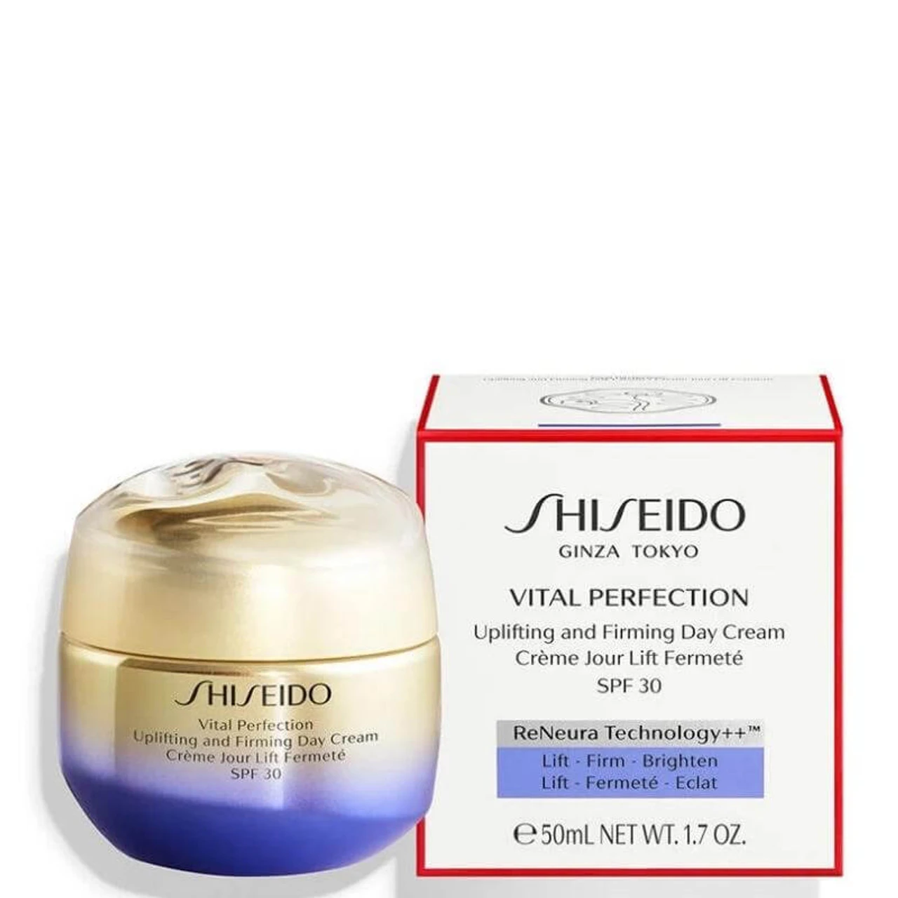Shiseido VITAL PERFECTION Uplifting And Firming Day Cream 50ml 2 Shiseido VITAL PERFECTION Uplifting And Firming Day Cream 50ml – Image 2
