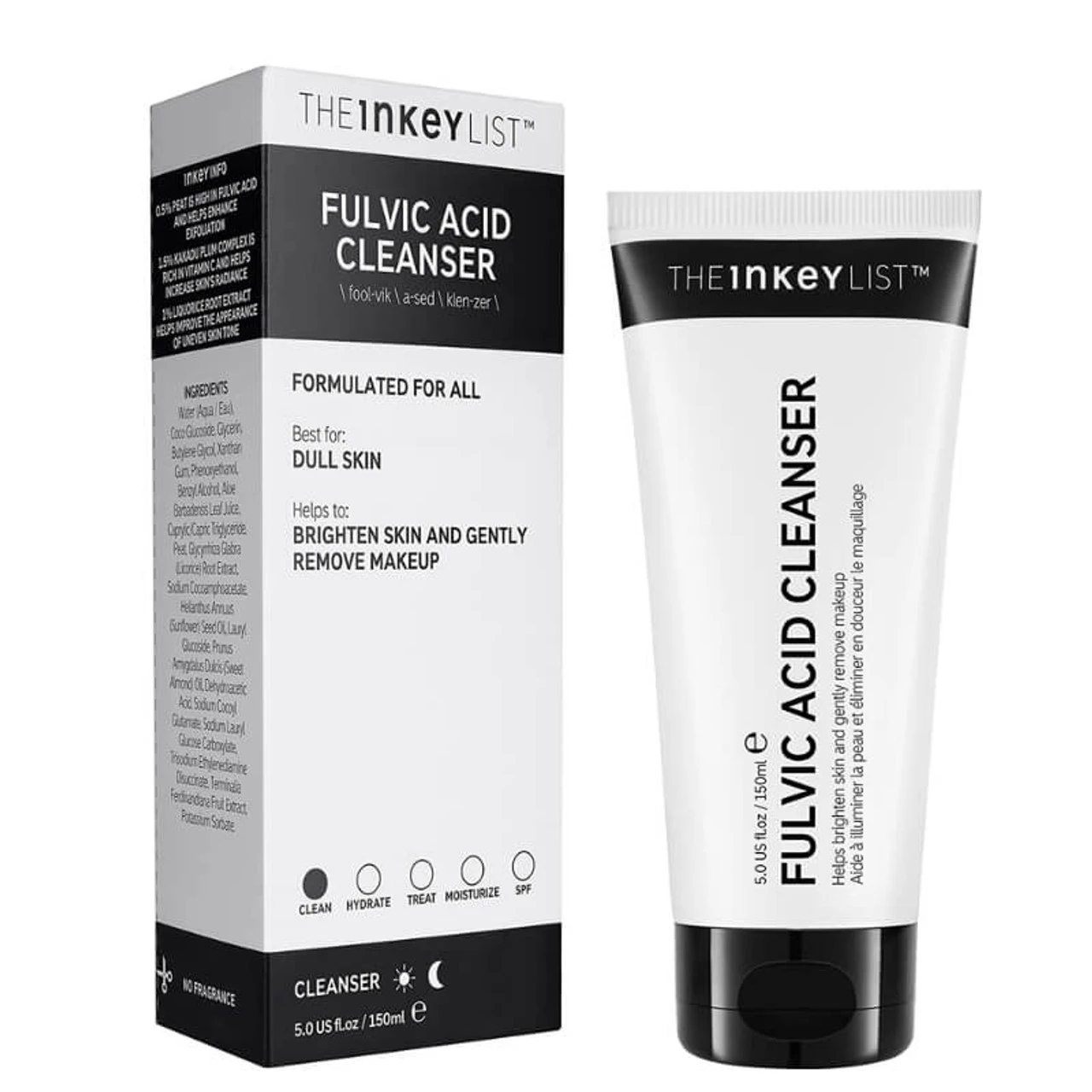 The Inkey List Fulvic Acid Cleanser 150ml 1 The Inkey List Fulvic Acid Cleanser 150ml