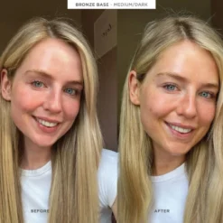 Sculpted By Aimee Bronze Base Medium-Dark 50ml -Boutique Beauté et Cosmétiques Bronze Base Medium Dark 50ml BeforeAfter 2 1 41806.1690968240