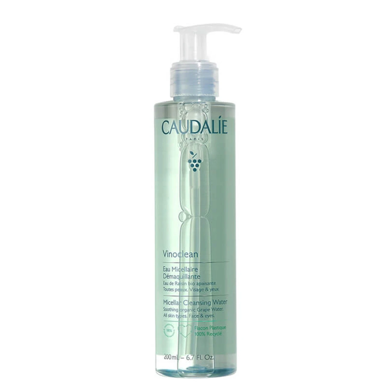 Caudalie Vinoclean Micellar Cleansing Water - 200ml 1 Caudalie Vinoclean Micellar Cleansing Water - 200ml