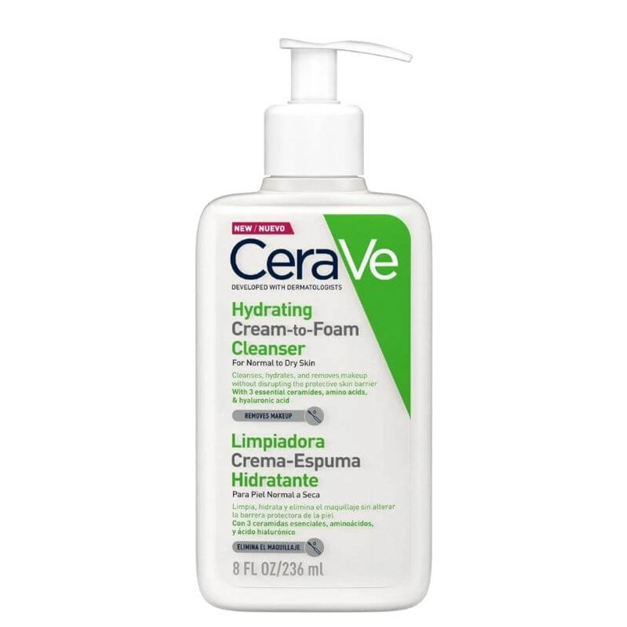 CeraVe Cream To Foam Cleanser - 236ml 1 CeraVe Cream To Foam Cleanser - 236ml