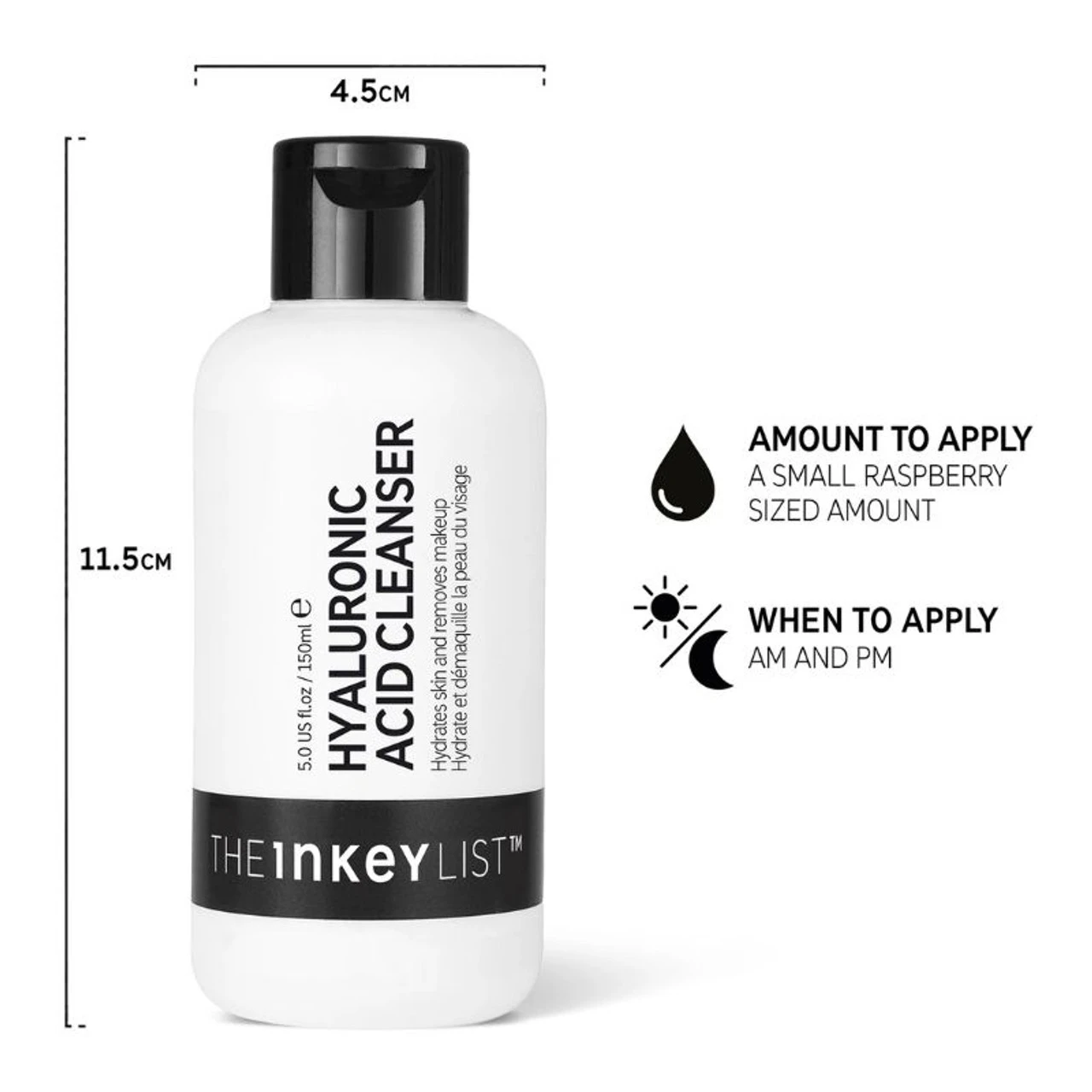 The Inkey List Hyaluronic Acid Cleanser 150ml 4 The Inkey List Hyaluronic Acid Cleanser 150ml – Image 4