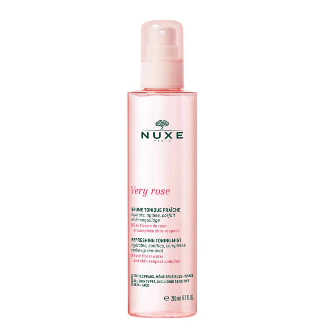 NUXE Very Rose Toning Mist 200ml 1 NUXE Very Rose Toning Mist 200ml