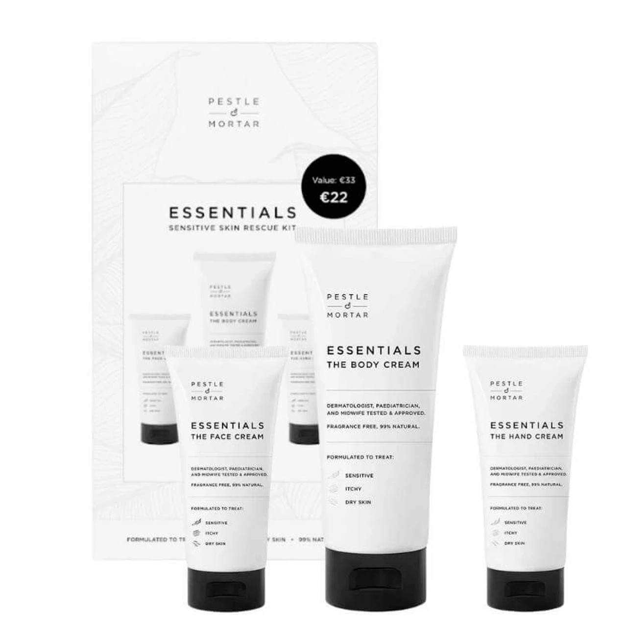 Pestle & Mortar Sensitive Skin Rescue Kit 1 Pestle & Mortar Sensitive Skin Rescue Kit