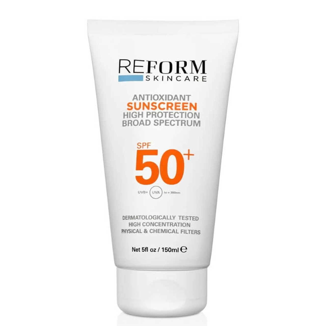 Reform Skincare Antioxidant SPF50+ Sunscreen 150ml 1 Reform Skincare Antioxidant SPF50+ Sunscreen 150ml