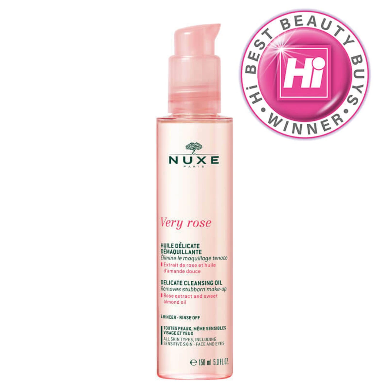 NUXE Very Rose Cleansing Oil 150ml 2 NUXE Very Rose Cleansing Oil 150ml – Image 2
